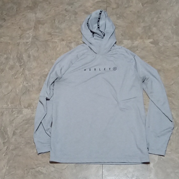 Hurley Light Gray Men's Hoodie - Picture 5 of 8